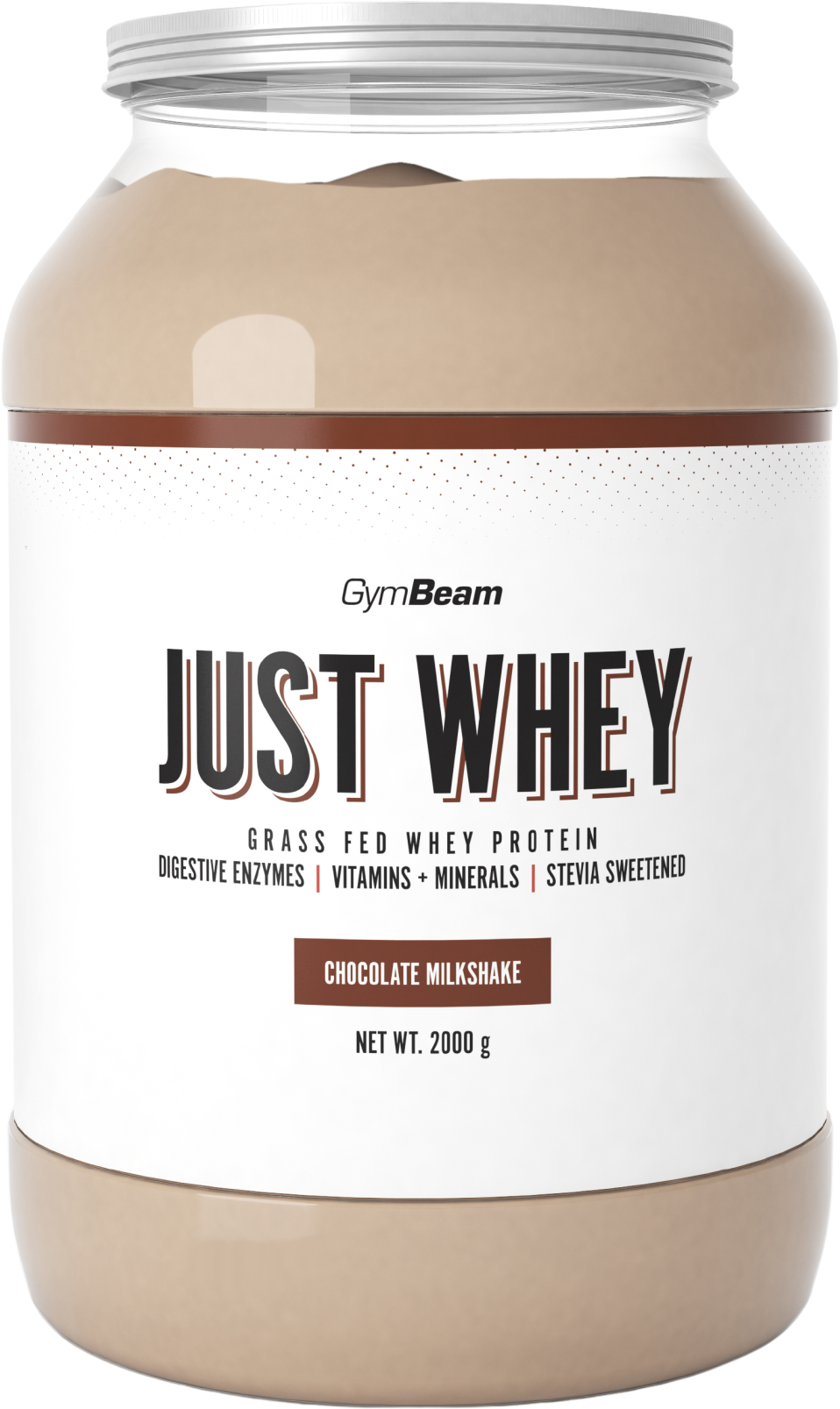 GymBeam Just Whey čokoládový milkshake 2000 g