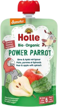 Holle Bio pyré - Power Paradise - Hruška s jablkem a špenátom 100 g