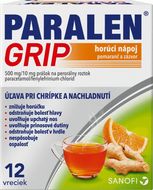 Paralen Grip Horúci nápoj pomaranč a zázvor 12 vrecúšok