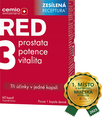 GS Cemio Red3 zosilnené zloženie 60 kapsúl