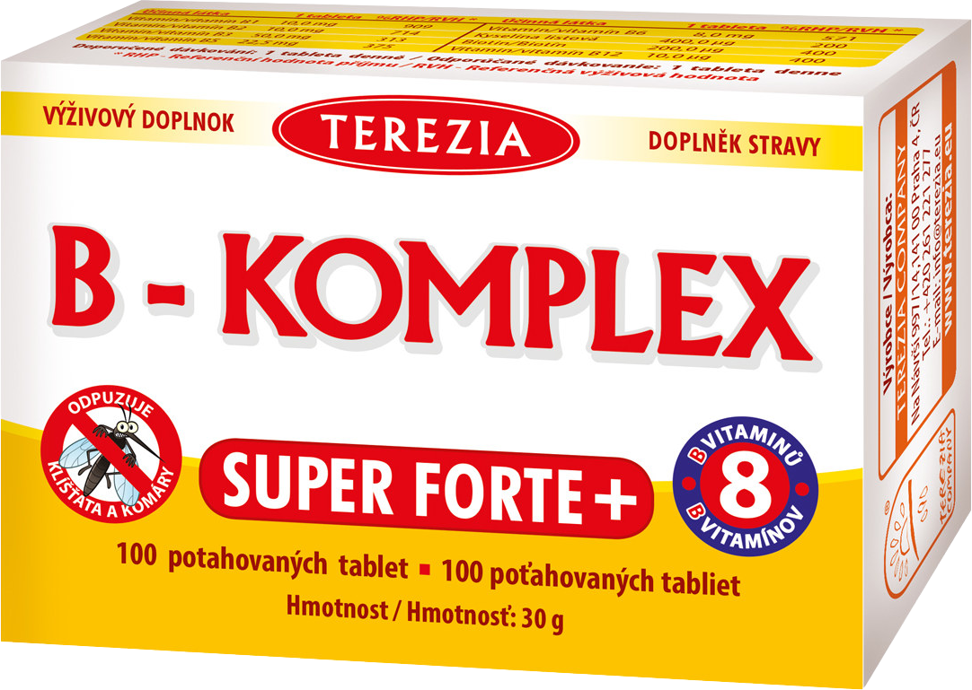 Terezia B-Komplex Super Forte+ 100 tabliet