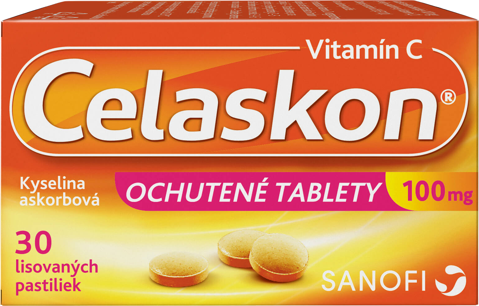 Celaskon Vitamín C ochutené 30 pastiliek