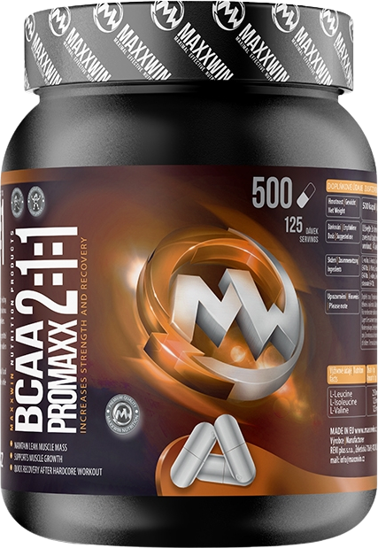 Maxxwin BCAA Promaxx 2:1:1 500 kapsúl