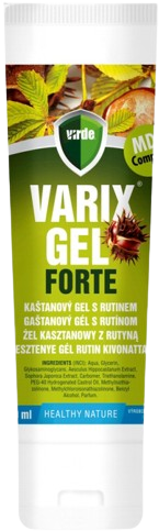Virde VARIX GEL FORTE gaštanový gél s rutínom 100 ml