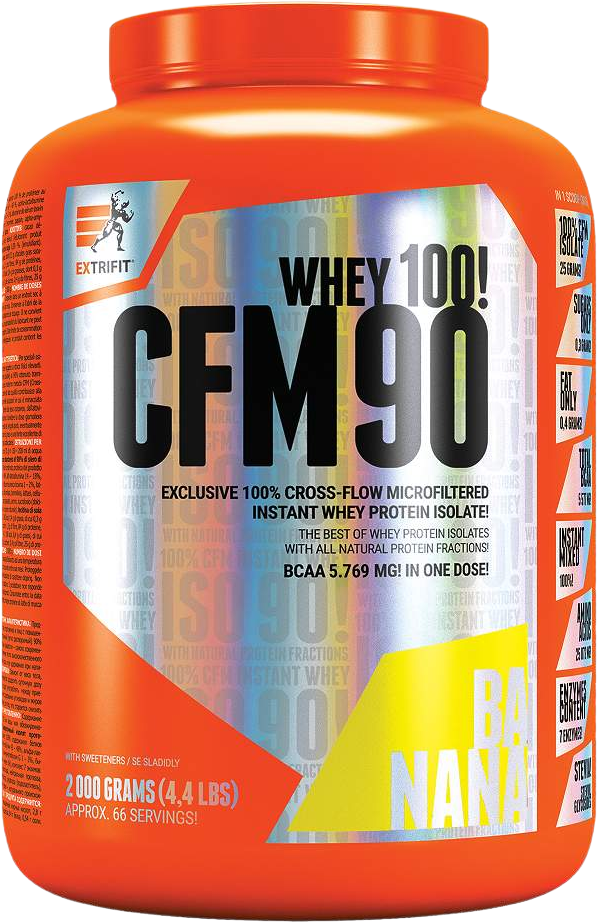 Extrifit CFM Instant Whey Isolate 90 banán 2 kg