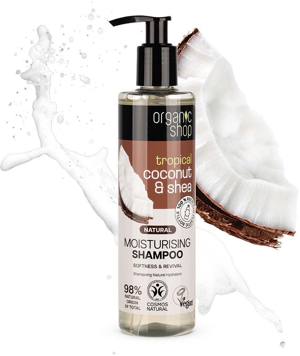 Organic Shop Hydratačný šampón Kokos & maslovník 280 ml