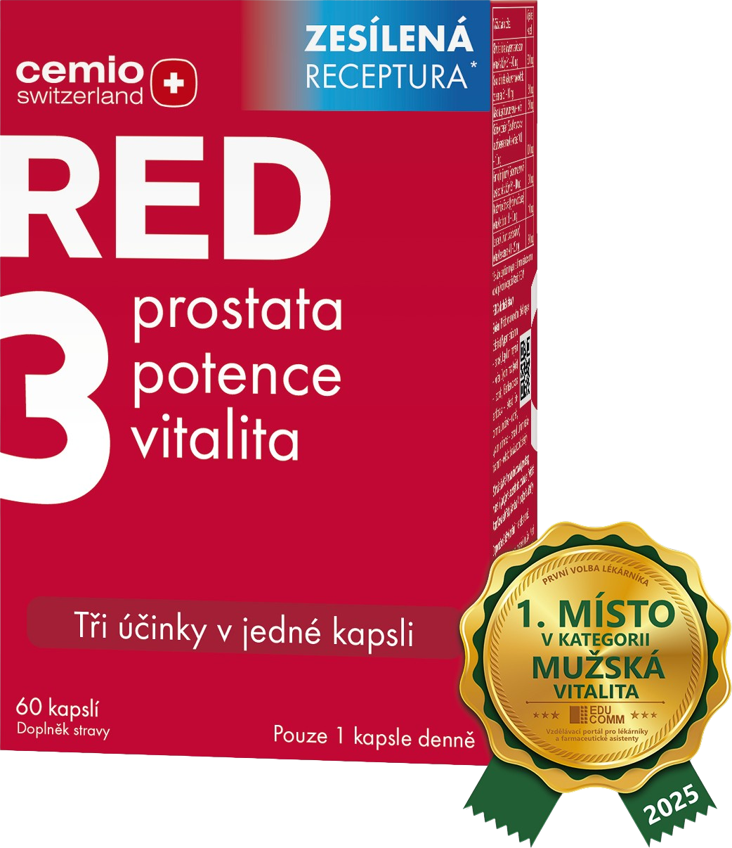 GS Cemio Red3 zosilnené zloženie 60 kapsúl