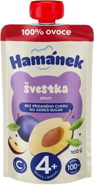 Hamánek kapsička Slivka a jablko 100 g