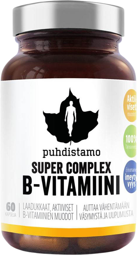 Puhdistamo Super Vitamin B-Complex 60 kapsúl