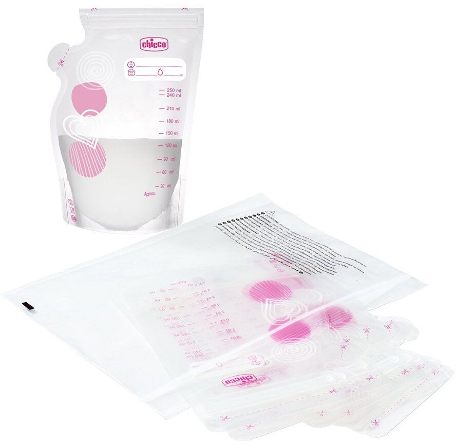 Chicco Vrecká na materské mlieko 250 ml, 30 ks