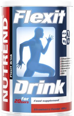 Nutrend FLEXIT DRINK, jahoda 400 g