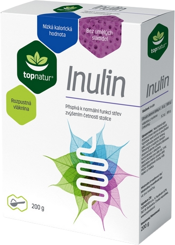 Topnatur Inulín prášok - rozpustná vláknina 200 g