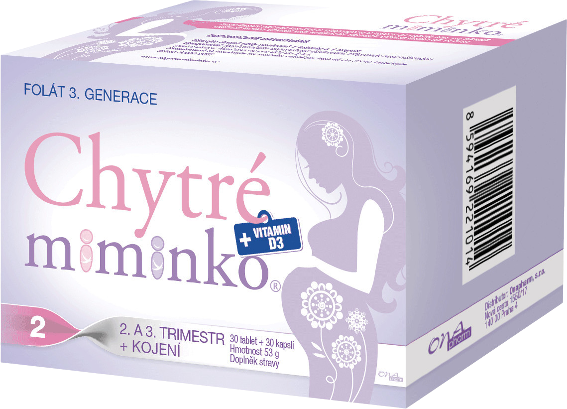 Chytré miminko DHA 30 tabliet + 30 kapsúl