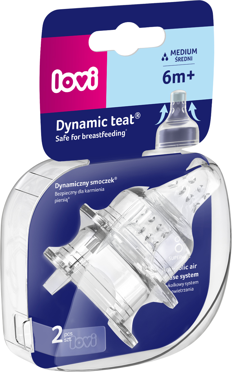 LOVI Cumlík Super vent, stredný 6m+ 2 ks
