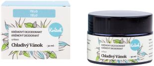 Kvitok Jemný krémový dezodorant unisex – chladivý vánok 30 ml