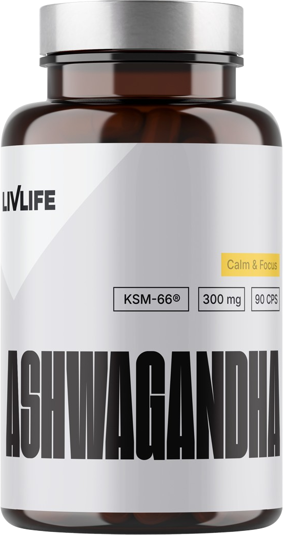 Livlife Ashwagandha KSM-66 300 mg 90 kapsúl