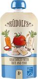 Rudolfs BIO vrecko Zelenina, ryža, ryba 110 g