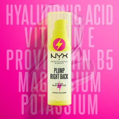 NYX Professional Makeup Plump Right Back 2v1 super sérum a podkladová báza pod make-up 30 ml