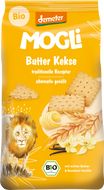MOGLi BIO Maslové sušienky s vanilkou Bourbon s certifikáciou Demeter 125 g