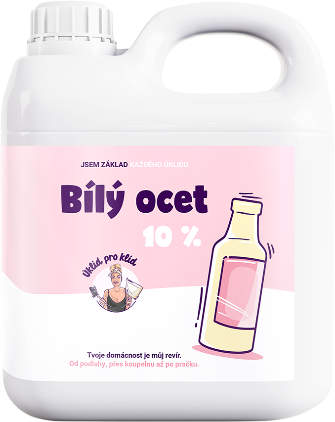 Úklid pro klid Biely ocot 10% 2 l