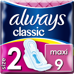 Always vložky Classic maxi 9 ks