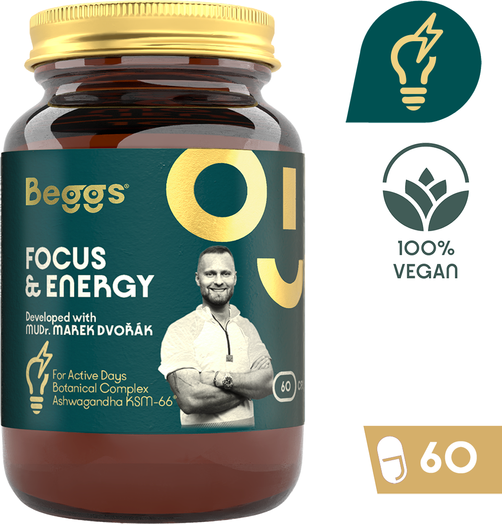 Beggs Focus and Energy developed with Marek Dvořák 60 kapsúl