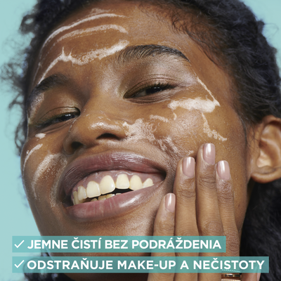 Garnier Skin Naturals upokojujúci čistiaci krém s kyselinou hyalurónovou a aloe vera, 250 ml