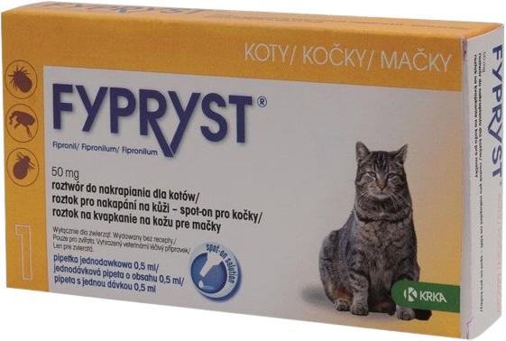 Fypryst cat spot-on pre mačky 0.5 ml