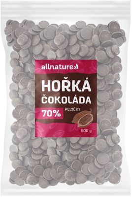 Allnature Horká čokoláda 70%, 500 g