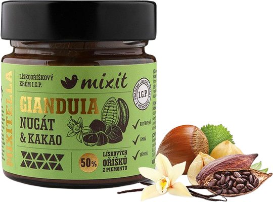 Mixit Premium Lieskový oriešok z Piemontu s mliekom a kakaom 200 g