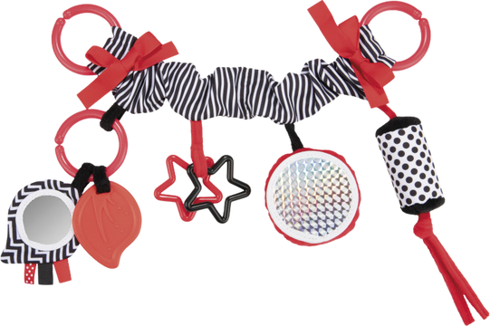 Canpol babies SENSORY Kontrastná závesná hračka na kočík/autosedačku, 1 x 1 ks
