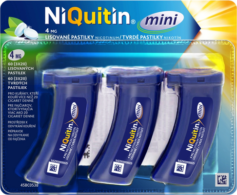 NiQuitin Mini 4mg 60 pastiliek