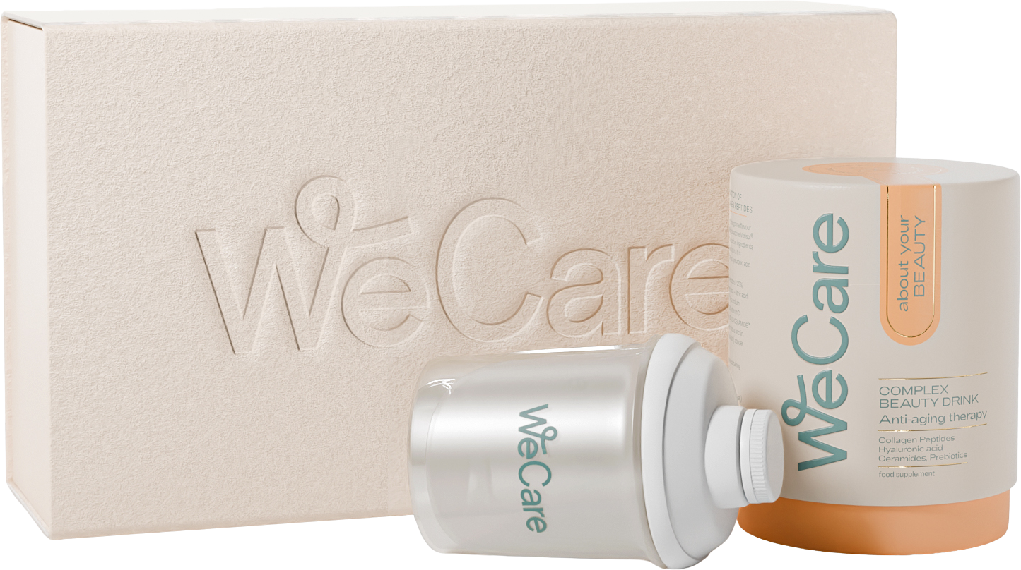 WeCare About your BEAUTY Drink + shaker XMASS 28 x 10 g