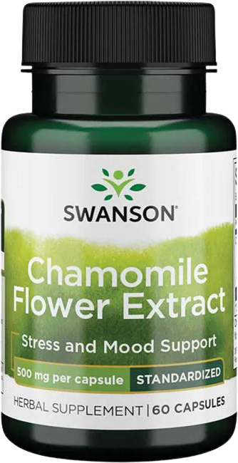 Swanson Extrakt z Harmančeka pravého 500mg 60 kapsúl