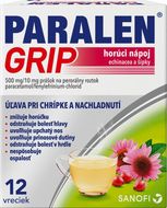 Paralen Grip Horúci nápoj echinacea a šípky 12 vrecúšok