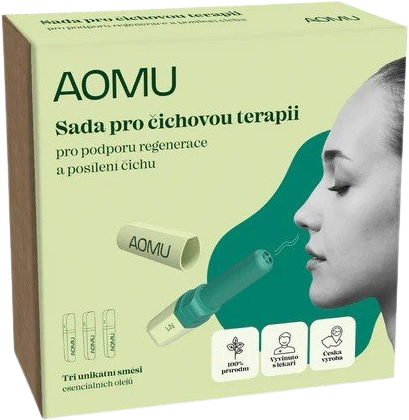 AOMU Čuchová terapia – sada troch inhalačných tyčiniek na posilnenie čuchu