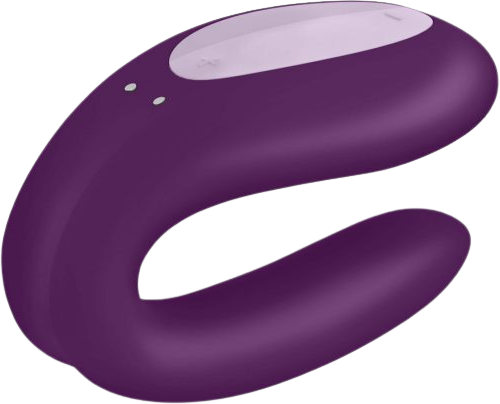 Satisfyer Párový vibrátor Double Joy fialový