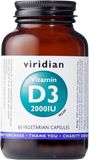 Viridian Vitamin D3 2000IU 60 kapsúl