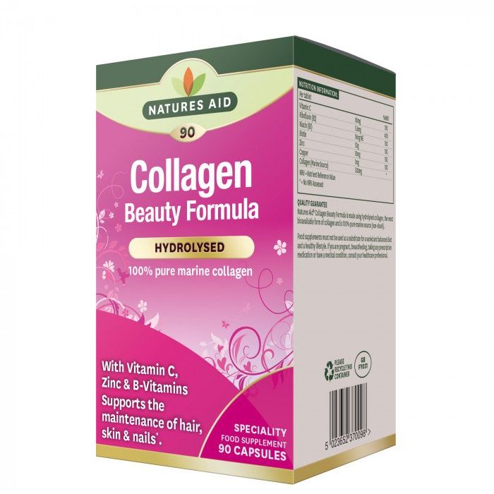 Natures Aid Collagen Beauty Formula 90 kapsúl